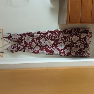 Floor length floral Lulu's dress size small
